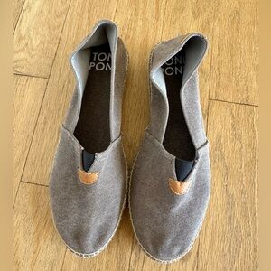 NWOT Grey Toni Pons Flat Espadrilles